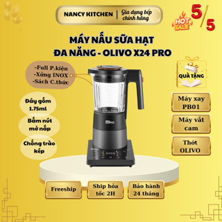 [Chính hãng] Máy xay nấu sữa hạt đa năng Olivo X24 Pro-Thể tích 1.75L-13 chức năng.