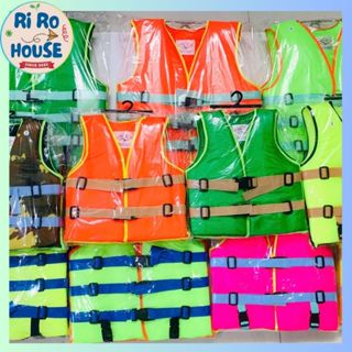 Ri Ro House Áo phao cứu hộ ,áo phao tập bơi Thắng Lợi chất liệu xốp cho trẻ em/ người lớn, đảm bảo an toàn đi bơi biển