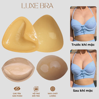 Miếng Dán Nâng Ngực Luxe Bra MD13 – Miếng Độn Ngực Tam Giác Hai Mặt Keo, Đệm Tam Giác Cao Cấp, Dính Siêu Chắc