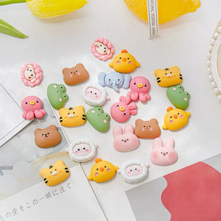 ( Mua từ 3sp để được giá tốt ) Charm 3D nổi Mẫu động vật : gà, bạch tuột , hổ , voi , gấu , ếch
