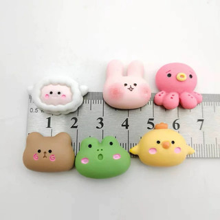 ( Mua từ 3sp để được giá tốt ) Charm 3D nổi Mẫu động vật : gà, bạch tuột , hổ , voi , gấu , ếch