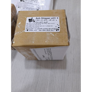 Combo 200 tem - Tem dán cảm ơn Shipper 60x40mm