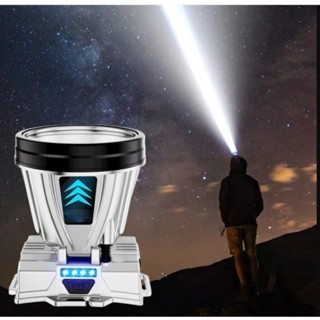 Đèn Pin Đội Đầu Ánh Sáng Trắng Siêu Sáng Chống Thấm Nước, Sạc USB/ Type C Dễ Dàng Tiện Lợi