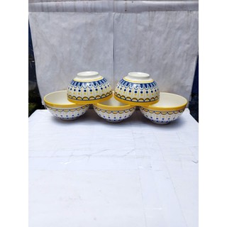 combo 2 chén, 5 chén, 10 chén sứ hoa văn GL245