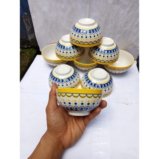 combo 2 chén, 5 chén, 10 chén sứ hoa văn GL245