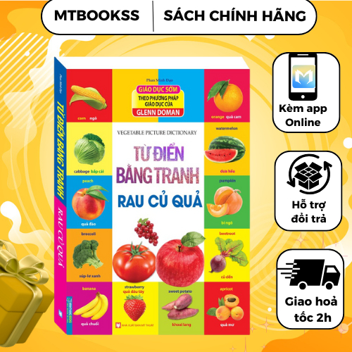 Sách - Từ Điển Bằng Tranh - Rau Củ Quả