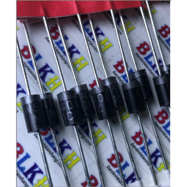 20 Diode 1N5408 IN5408 3A 1000V cắm - dạng dây  hãng MIC