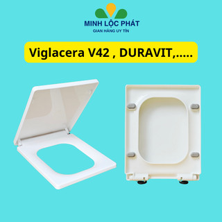 Nắp Bồn Cầu Rơi Êm Cho Viglacera V42