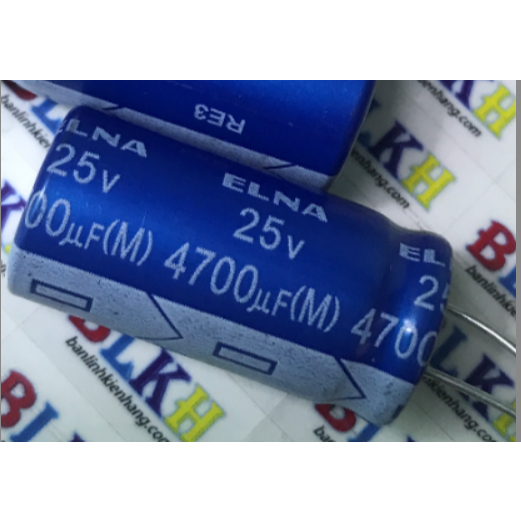 Tụ âm thanh 25V 4700uF 16x32  hãng ELNA RE3
