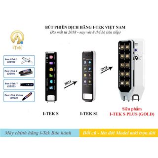 Máy phiên dịch cao cấp i-Tek S (Dịch không cần Internet) - Pen I-Tek Gold 2026