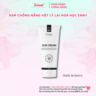 Kem Chống Nắng  ENNY Chống Nước Dưỡng Ẩm Bảo Vệ Da SPF 50+ PA+++ Hàn Quốc 12ML Sample