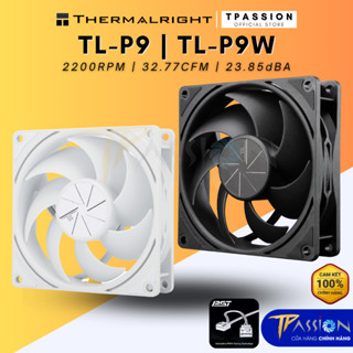 Quạt Fan case 9cm THERMALRIGHT TL - P9 BLACK / P9W WHITE PWM - Chính hãng, 2200RPM, tản nhiệt 90mm