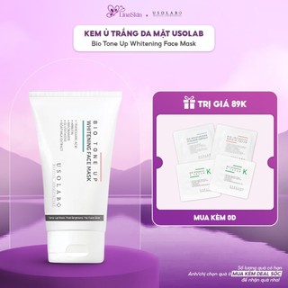  Kem Ủ Trắng Da Mặt Mặt Nạ Ủ Trắng Cấp Tốc An Toàn Giúp Da Trắng Sáng Bật Tone Tone Up Whitening Face Mask | LinaSkin 