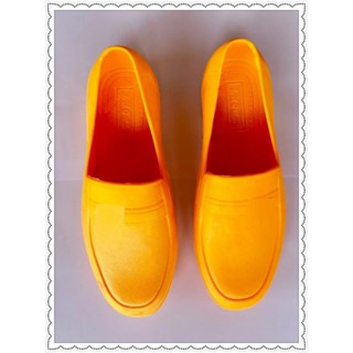 Giày nhựa lao động màu VÀNG cho nam nữ size 38-44, giày đi mưa, giày xây