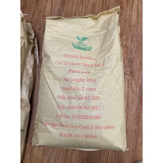  Phân bón kích rễ Acid Fulvic  50% fulvic + 8% k2o  - Kích Rễ Cho Cây Sầu Riêng Cà Phê - Bao 20kg 