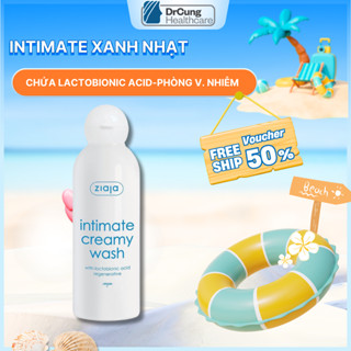 Dung Dịch Vệ Sinh Phụ Nữ Ziaja Intimate with Lactobionic Acid - Vệ Sinh Vùng Kín 200ml