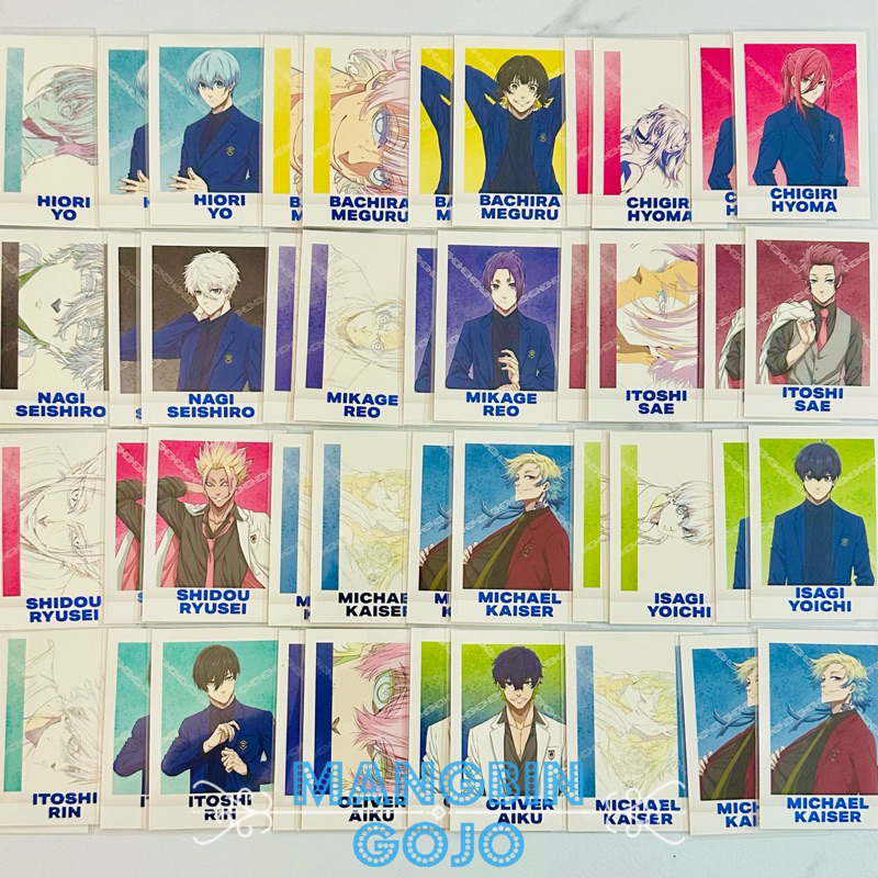 BLLK - Blue lock Thẻ/Pola instant photo style collection triển lãm Egoist exhibition