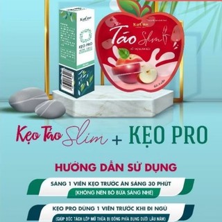 Kẹo PRo + Kẹo Táo Slim