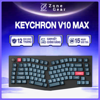 Bàn Phím Keychron V10 Max Alice - 3 chế độ kết nối - LED RGB - Hỗ trợ QMK/VIA