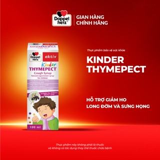 Siro ho cho bé Doppelherz Kinder Thymepect Cough Syrup hỗ trợ giảm ho do đờm và giảm kích ứng đường hô hấp (Chai 100ml)