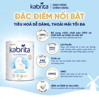 Sữa dê Kabrita số 1 cho trẻ - Lon 800g