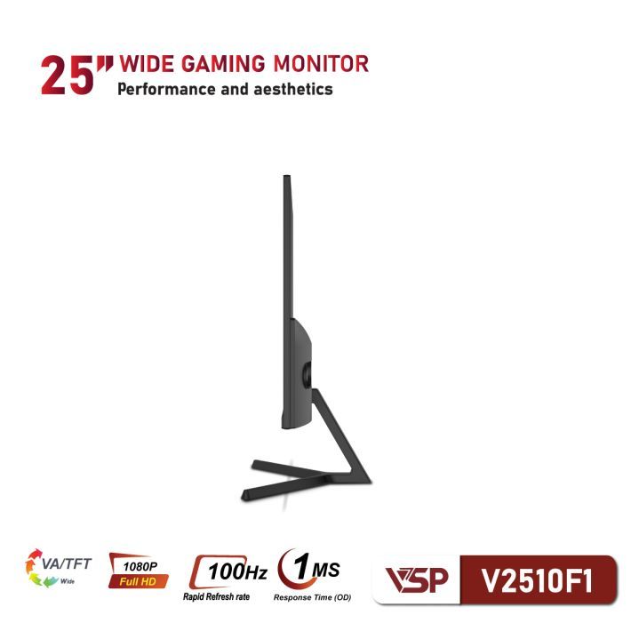 [Full VAT] Màn hình VSP V2510F1 25 Inch (FHD/VA/100Hz/1ms) - Hàng chính hãng | BigBuy360 - bigbuy360.vn