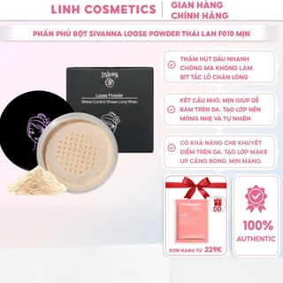 Phấn Phủ Kiềm Dầu Sivanna Colors Loose Powder Shine - Phấn Phủ Dạng Bột , Kiềm Dầu Hiệu Quả Hf010