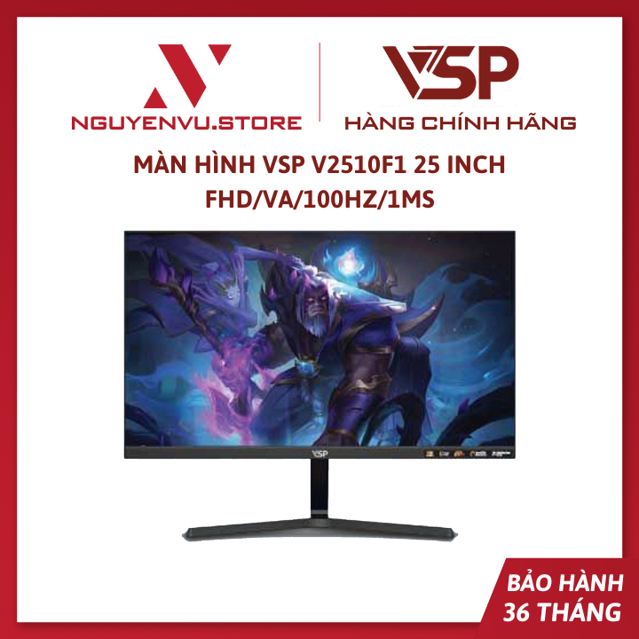 [Full VAT] Màn hình VSP V2510F1 25 Inch (FHD/VA/100Hz/1ms) - Hàng chính hãng | BigBuy360 - bigbuy360.vn