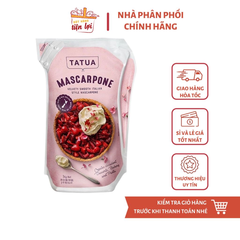  Phô mai Mascarpone Tatua 1KG 