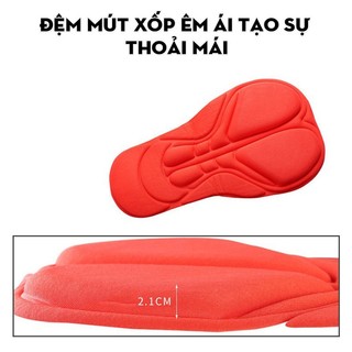 Quần đệm mông đạp xe thể thao, quần lót siêu êm thoáng khí
