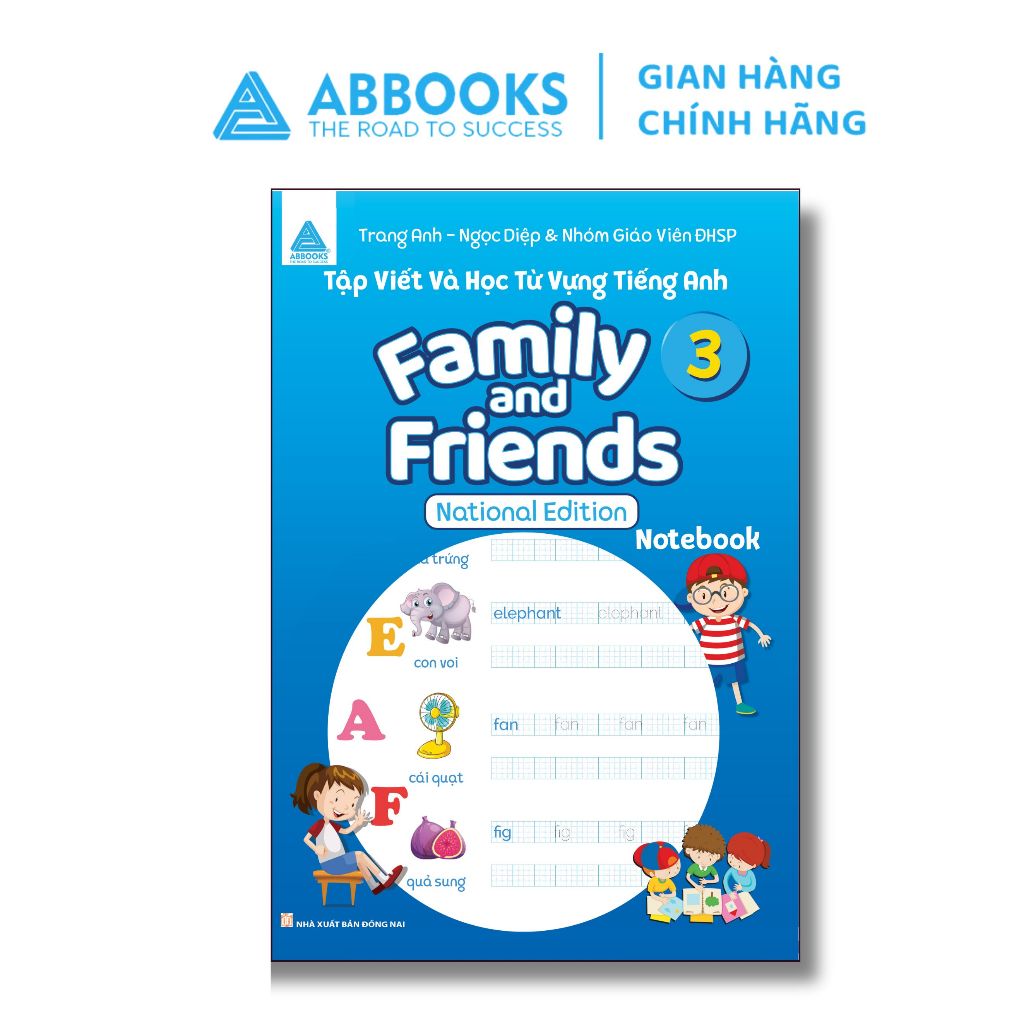 Sách Tập Viết Và Học Từ Vựng Tiếng Anh - Family And Friends 3 - National Edition Notebook - ABBOOKS
