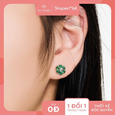 Bông Tai Vàng Tây 14K BTPTB380 Huy Thanh Jewelry