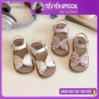 Quần áo trẻ em, Sandal hè bé gái, chất da mềm quai dán cho bé sz từ 21-30 G270 | Tiểu Yến KID