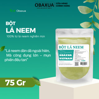  Bột Lá Neem OBAXUA Nguyên Chất - Gói 75g 