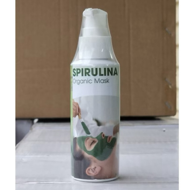 Mặt nạ tảo sủi bọt Spirulina trắng da,sạch da giảm mụn