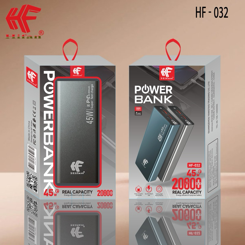 Pin Sạc Dự Phòng 45W HF-032 20.000mAh
