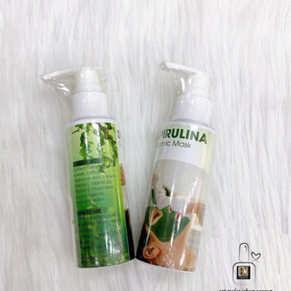 Mặt nạ tảo sủi bọt Spirulina trắng da,sạch da giảm mụn