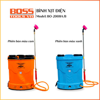 Bình xịt điện, bình xịt thuốc CÓ CHỨC NĂNG ĐẢO THUỐC 20L HIỆU BOSS Nhật Bản | Bảo hành 6 tháng