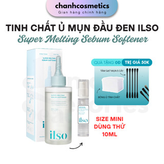 (LỌ CHIẾT 10ML) Tinh chất ủ mụn đầu đen ILSO Chính Hãng tặng kèm bông ủ