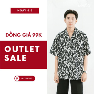 [DEAL 99K] Áo Sơ Mi Nam Cuban Shirt Ngắn Tay MANDO Họa Tiết Vải Lụa Form Rộng Unisex Thời Trang Hàn Quốc SMD122