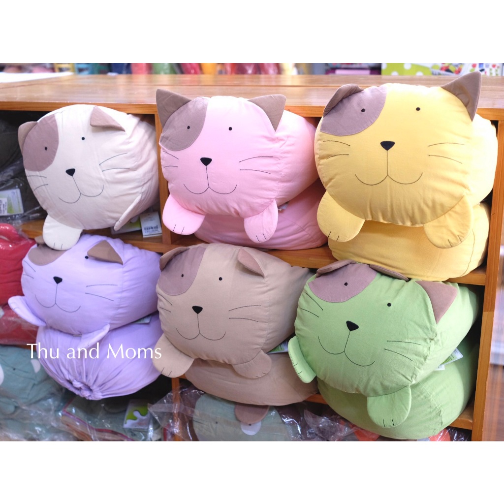 Size L 90x24cm KHOÁ KÉO Gối ôm và vỏ gối ôm dành cho người lớn Hikosen Cara Nhật Bản vải cotton tự n