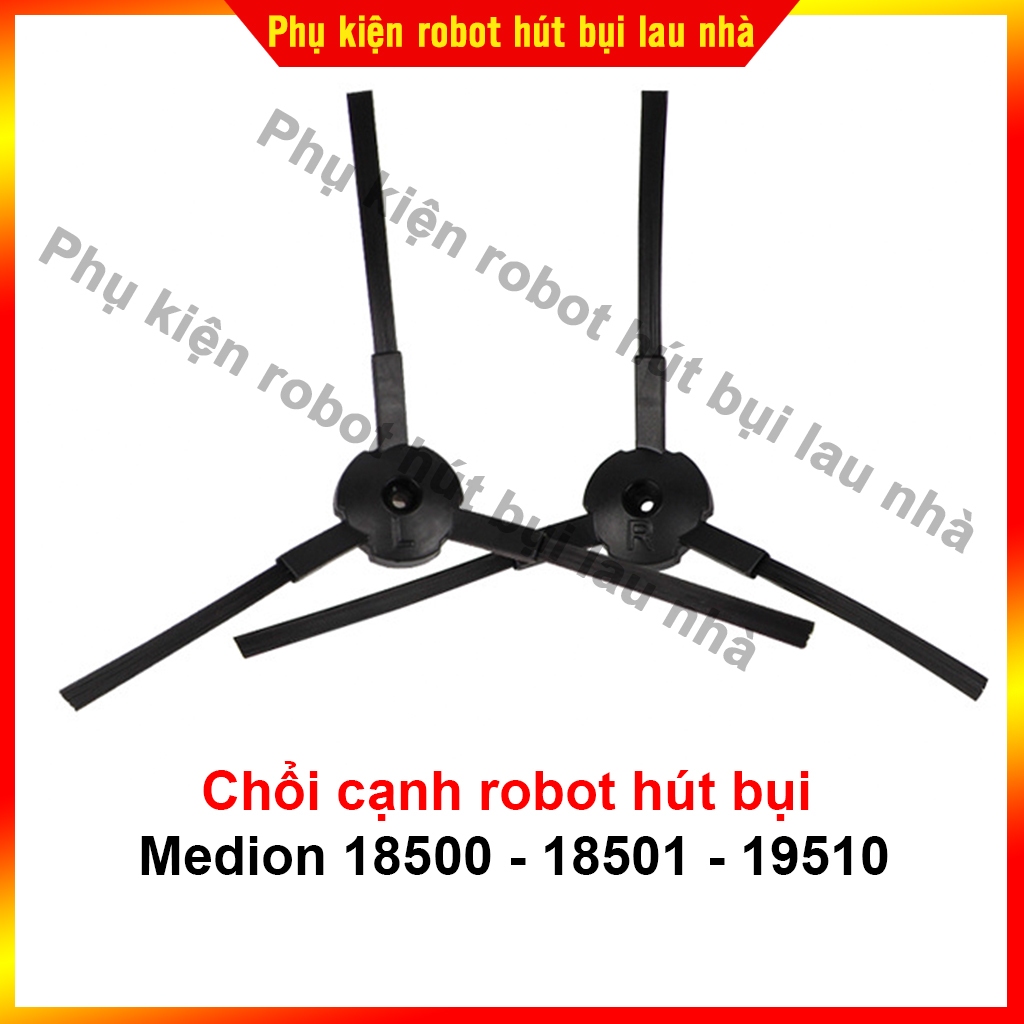 Chổi cạnh, chổi quét, chổi robot hút bụi Medion 18500 / 18501 / 19510 / 18600 / 19511 / 16192 / 19500
