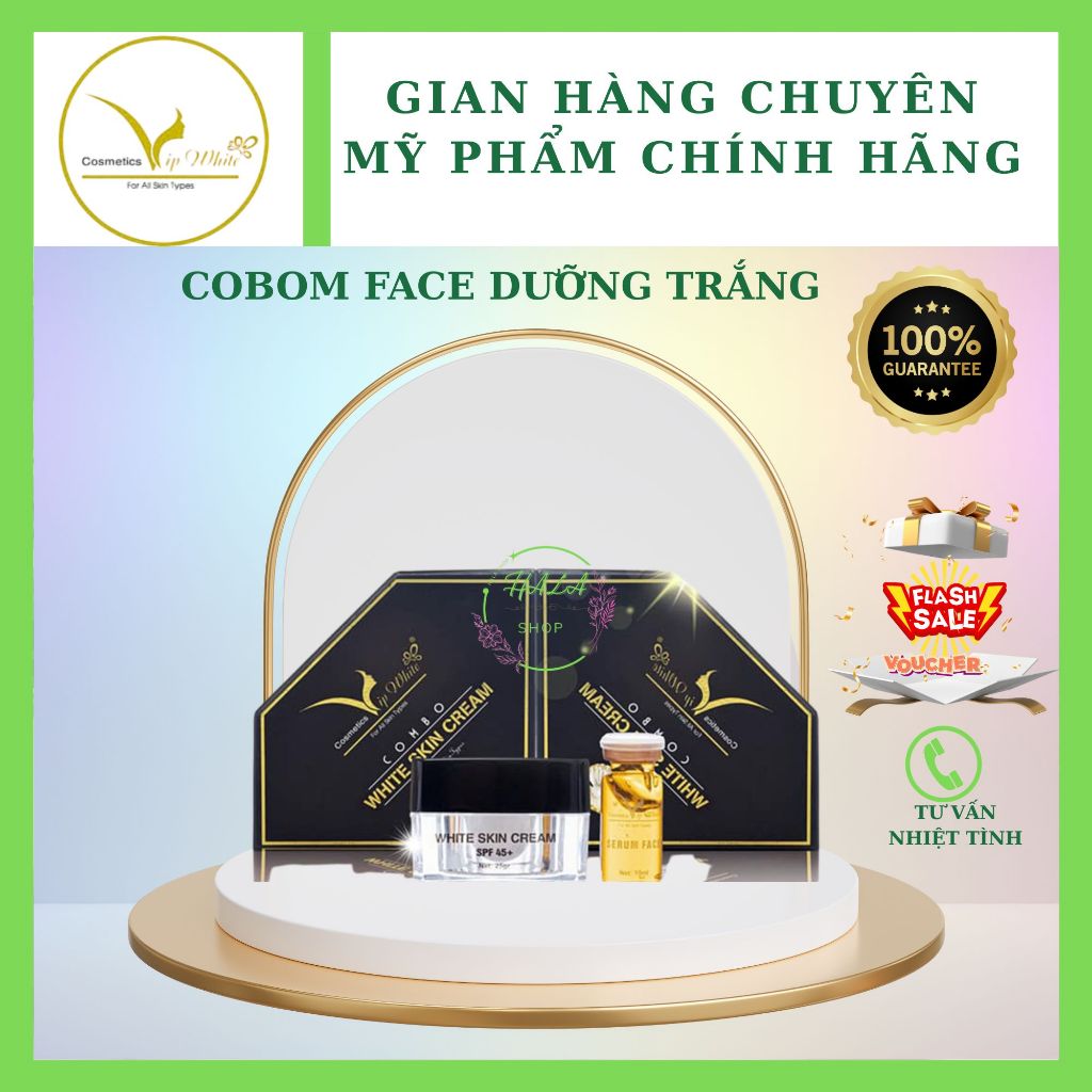 [Chính hãng] Kem Face Vip White - Kem Face Nám White Skin Cream