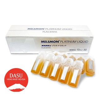  Nước Uong Nhau Thai ngựa Melsmon Platinum Liquid Placenta 30 ống của Nhật Bản 