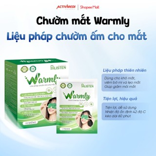 Chườm ấm mắt Warmly mặt nạ mắt tiện lợi, dễ sử dụng giúp thư giãn giảm khô mỏi mắt