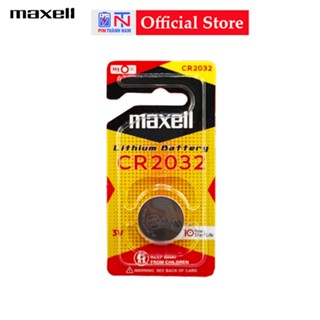 Pin CR2032 Maxell Vỉ 1 Viên Cao Cấp Siêu Bền - Hàng Chính Hãng