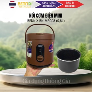[HỎA TỐC] Nồi cơm điện mini 0,8L BENNIX BN-MRC08, Bảo hành chính hãng 12 tháng