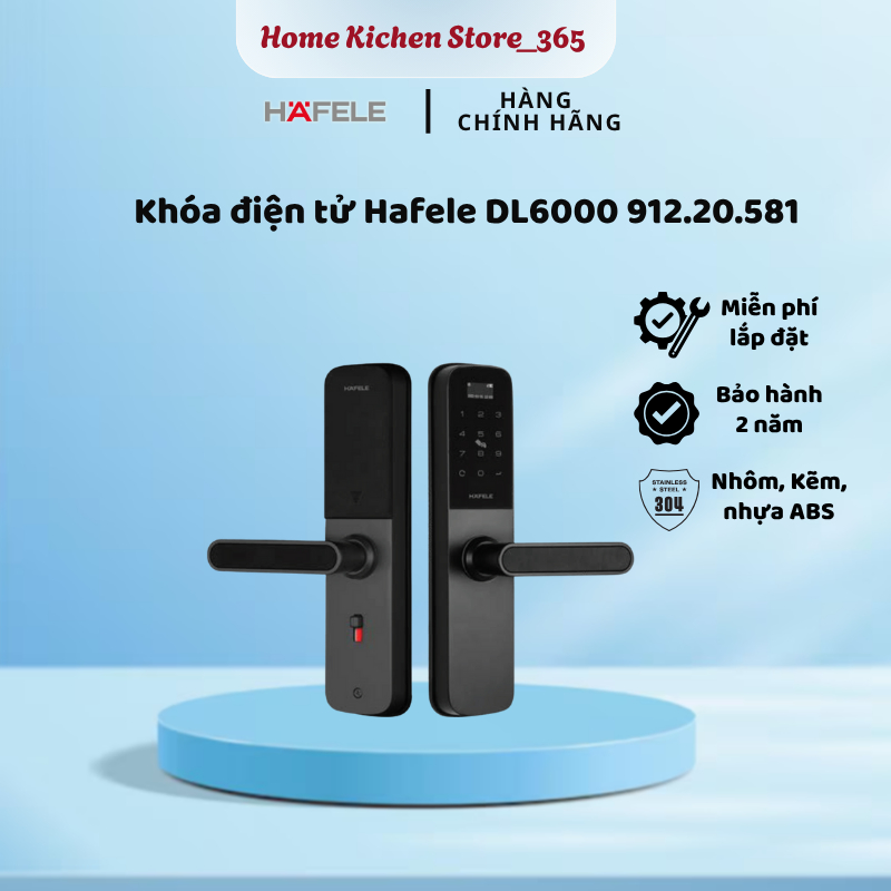 Khóa điện tử DL6000 Hafele 912.20.581 – An toàn vượt trội, công nghệ chuẩn Đức - ST3