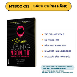 Sách - Thôi Miên Bằng Ngôn Từ - Sách Nghệ Thuật Bán Hàng Và Thuyết Phục Đỉnh Cao