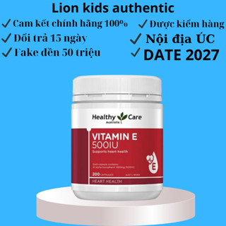 Vitamin e Healthy care 200v  Đẹp Da, Hỗ Trợ Sức Khỏe Tim Mạch